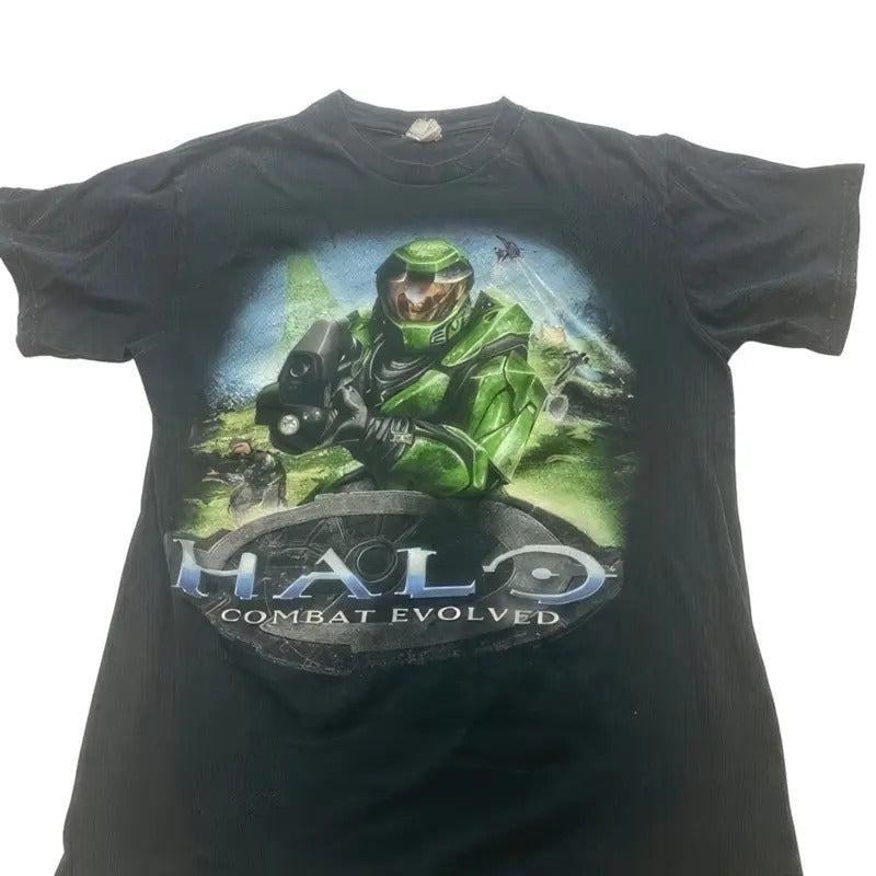 Vintage 2001 Halo Combat Evolved Men's T-Shirt - Black H1 Master Chief Tee Co ! Hoodie, Sweatshirt | UrbanDripWear.com