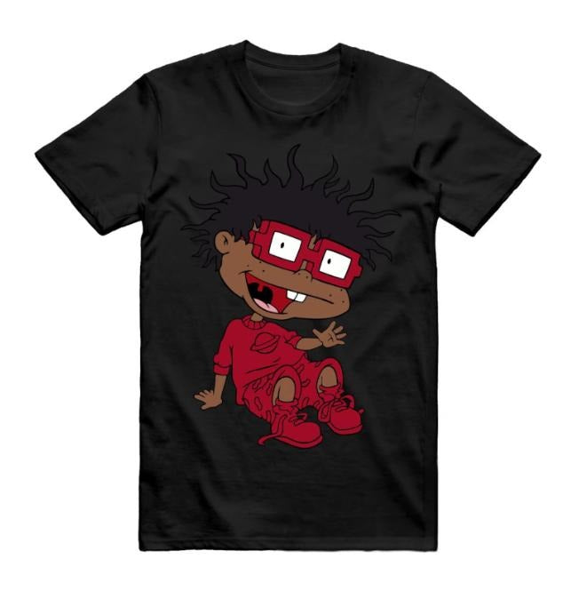 Vintage 90s 12 Flu Game 2025 Black Varsityy Red T Shirt Match FINSTERR, Retro Basketball Match, Funny Graphic T-Shirt,...