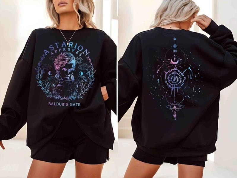 Vintage 90s Astarion Baldurs Gate 3 Girl Dinner Sweatshirt Hoosie, Astarion Baldurs Gate 3 Tee, Gifts For Women Man...