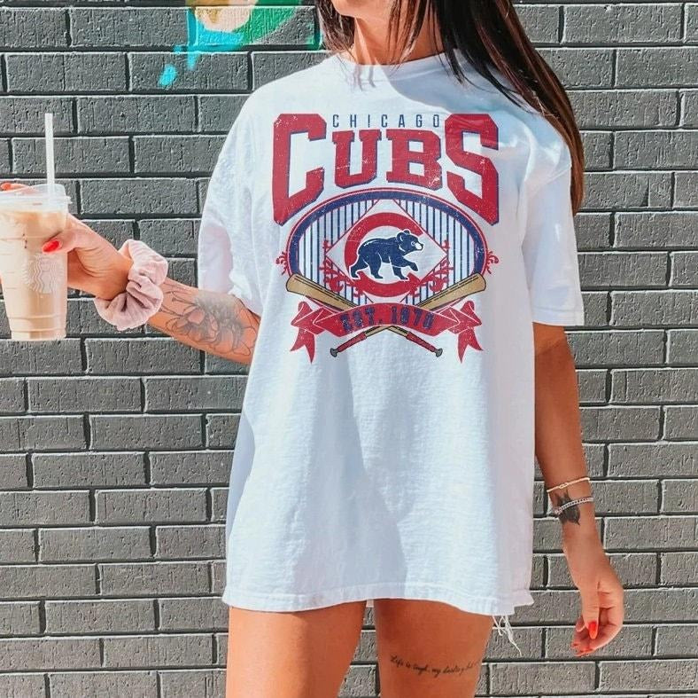Vintage 90s Bootleg Chicago Shirt, Chicago Baseball Hoodie Best Price Sweatshirt | UrbanDripWear.com