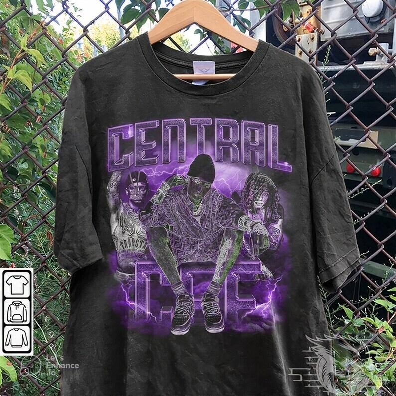 Vintage 90s Graphic Style Central Cee Rap T-Shirt, Sweatshirt, Hoodie, 90s Bootleg, Retro Central Cee Graphic Tee Gift...