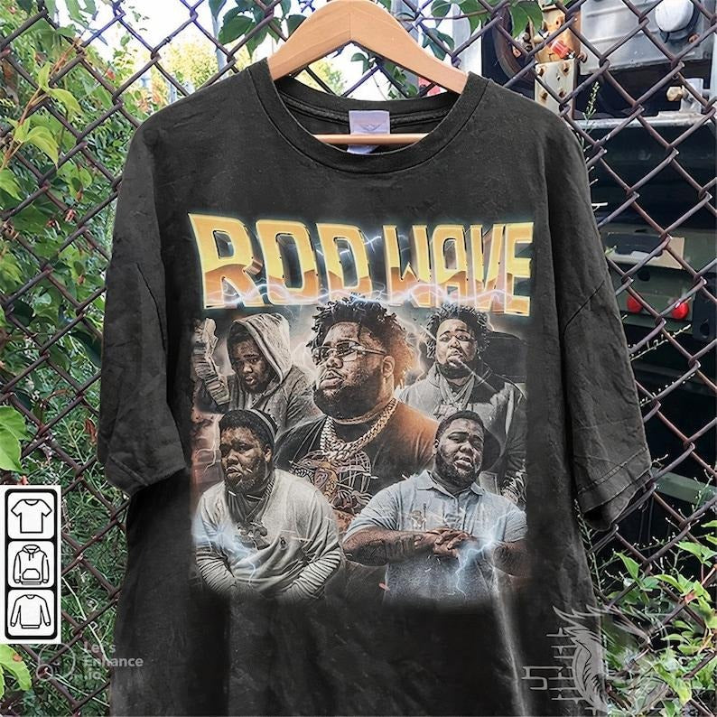 Vintage 90s Graphic Style Rod Wave Rap Shirt, Sweatshirt,Hoodie, Retro 90s Bootleg Tee, Retro Rod Wave Graphic Tee Gift...