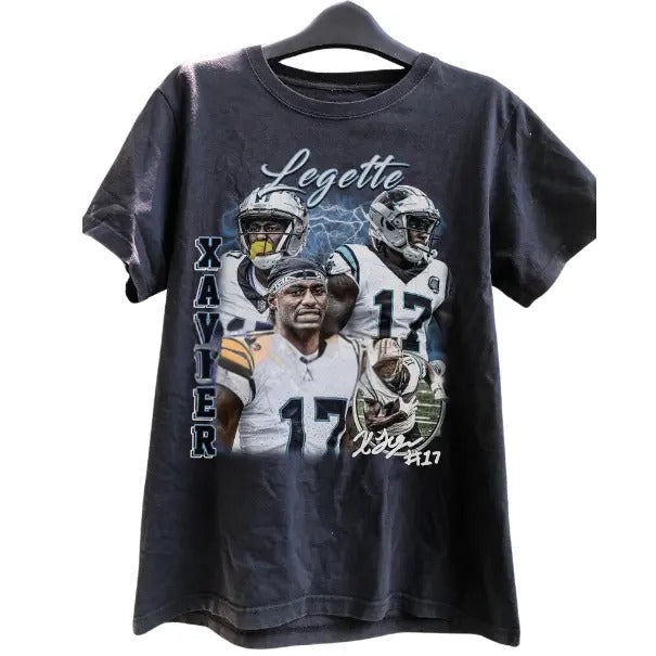 Vintage 90s Graphic Style Xavier Legette Shirt, Xavier Legette Shirt, Vintage Sport Tee, Retro American Football Bootleg...