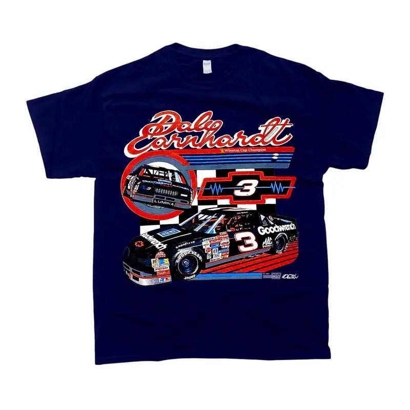 Vintage 90s NASCAR Dale Earnhardt Sr T-Shirt, Dale Earnhardt Shirt, For Women And Men, Men's Tshirt, Men's Clothes Casual...
