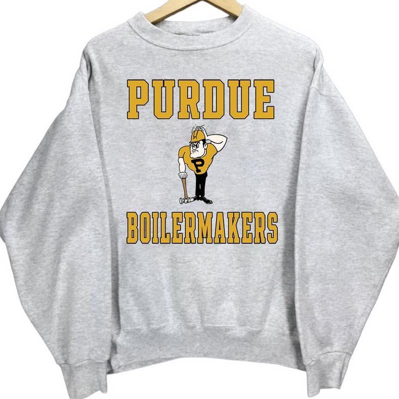 Vintage 90s Purdue University Boilermakers Unisex T-shirts Hoodie Sweatshirt | UrbanDripWear.com