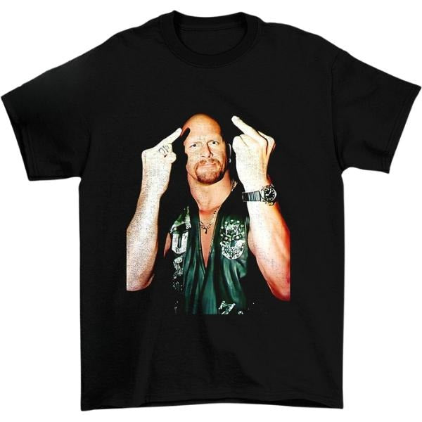 Vintage 90s Stone Cold Steve Austin Unisex Tshirt Hoodie, Sweatshirt | UrbanDripWear.com
