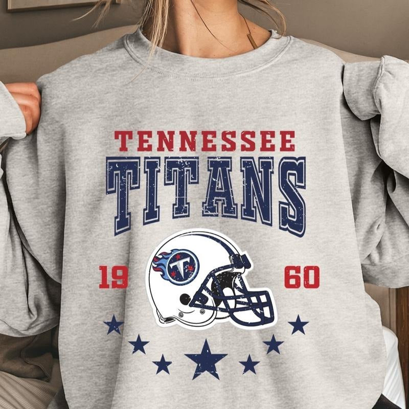 Vintage All Team Crewneck sweater-  Unisex Pullover Cotton Sweatshirt T-Shirts, Hoodie | UrbanDripWear.com