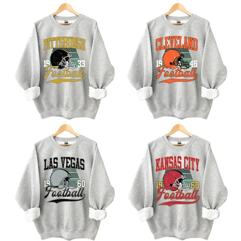Vintage All Teams Football Sweatshirt Collection