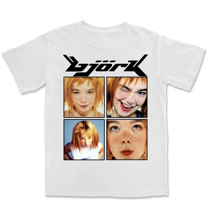 Vintage Bjork Graphic Tee - Cornucopia Concert Tour Merch - Music Shirt - Alternative Rock Artist Merch