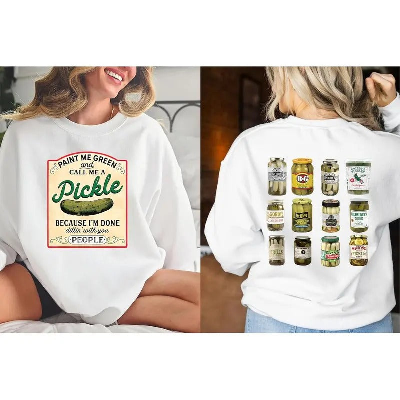 Vintage Canned Pickles sweatshirt T-Shirts, Hoodie | UrbanDripWear.com