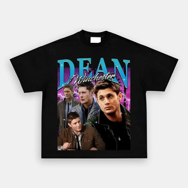 Vintage College Johnny Manziel Graphic Tee, Dean Winchester Shirt Hoodie, Sweatshirt | UrbanDripWear.com