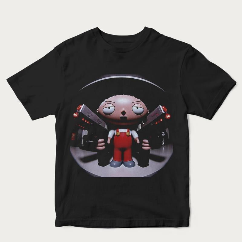 Vintage Family Guy Stewie Scarface Parody Tee, Meme 90s Shirt, Funny Shirt, Unisex Cotton Crewneck T-Shirt
