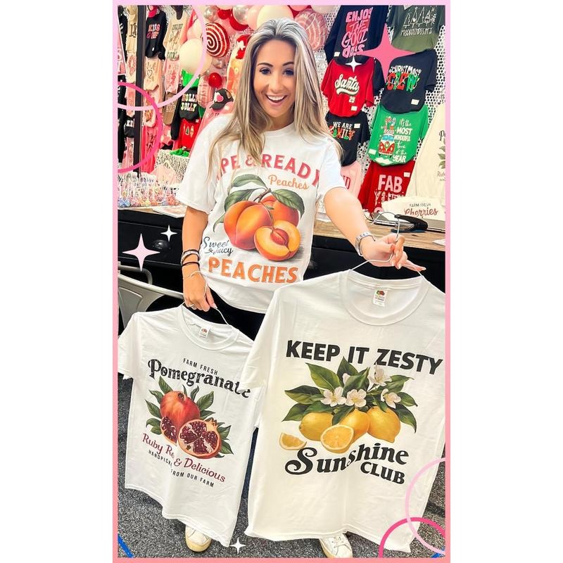 Vintage Fruit Graphic T-Shirt Hoodie, Sweatshirt | UrbanDripWear.com
