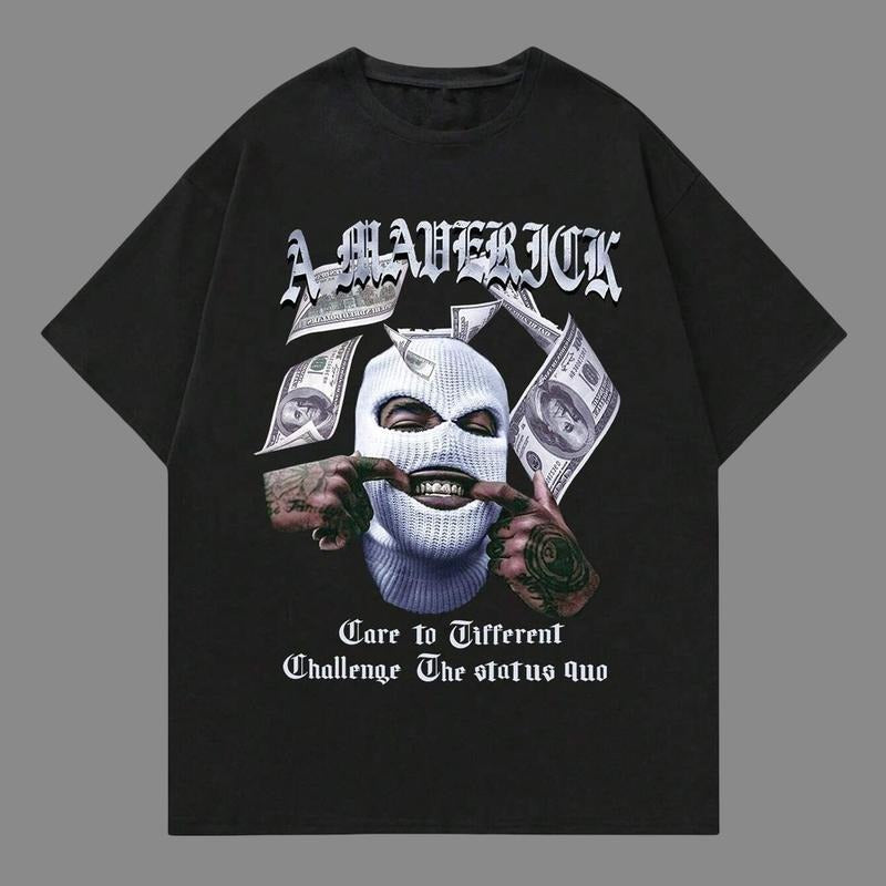 Vintage Graphic Tees Y2k Clothing Print T-Shirt Unisex Top Streetwear Oversized Hoodie, Sweatshirt | UrbanDripWear.com