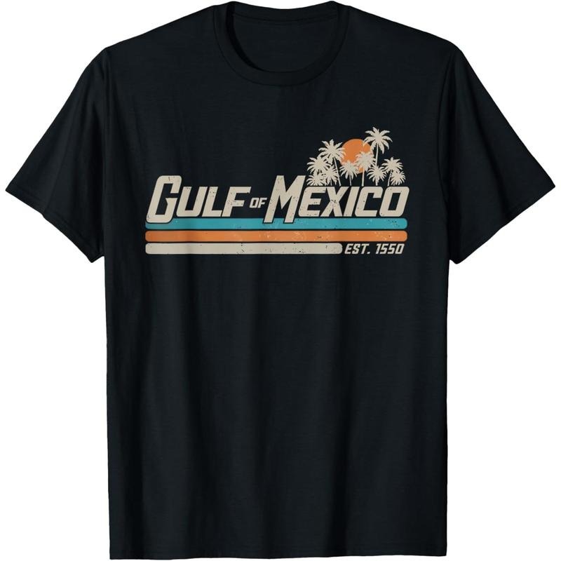 Vintage Gulf of Mexico Since 1550 Retro Vintage Beach T-Shirt made in usa Hoodie, Sweatshirt | UrbanDripWear.com
