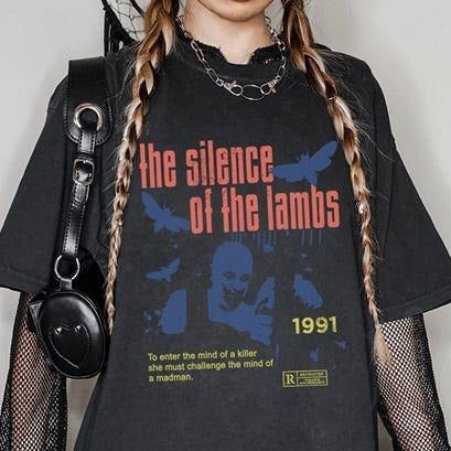 Vintage Hannibal Lecter Shirt | Silence of the Lambs Shirt | Horrow Halloween Shirt | Halloween Movie Shirt | Halloween...