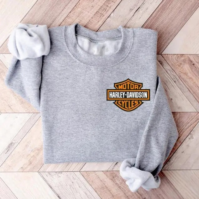 Vintage Harly-davids0n Logo  Sweatshirt, Unisex Stylish &  Apparel, Perfect Gift for Motorcycle Enthusiasts, Unisex...