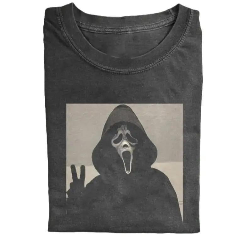 Vintage Horror Graphic T-shirt, Funny Halloween Shirt, Unisex T-Shirt,  Y2K 90s Graphic Shirt, gift for her, him,...