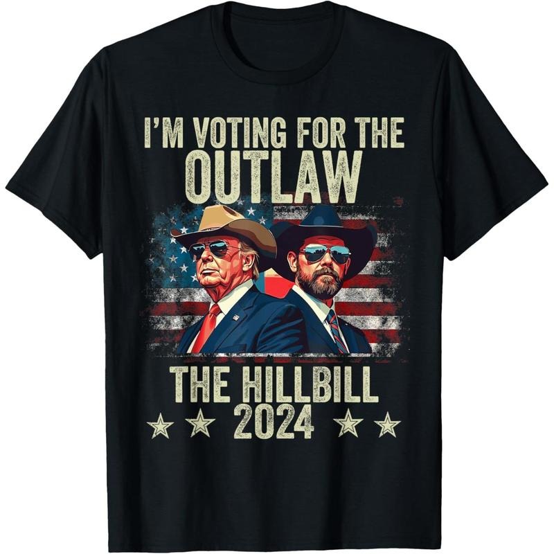 Vintage I'm Voting For The Outlaw And The Hillbilly 2024 T-Shirt made in usa Hoodie, Sweatshirt | UrbanDripWear.com