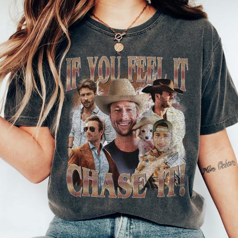 Vintage If You Feel It, Chase It Gildan & Comfort Colors T-shirt, Sweatshirt, Hoodie | UrbanDripWear.com