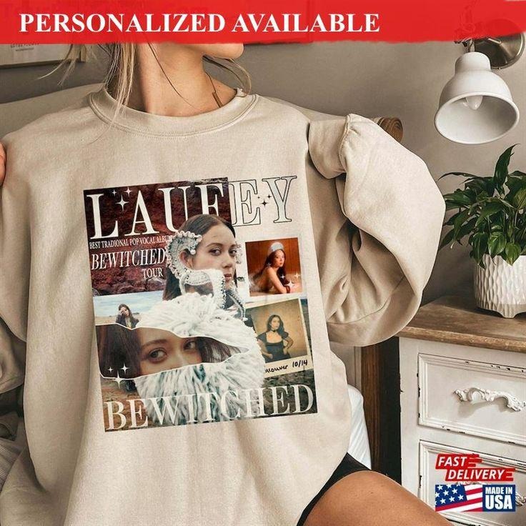Vintage Laufey The Bewitched Tour 2024 Sweatshirt Classic T-Shirts, Hoodie | UrbanDripWear.com