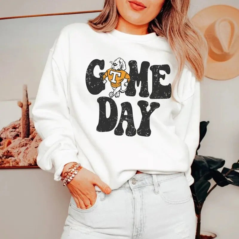 Vintage Mascot Game Day Unisex Sweatshirt For Men, For Women, Ideas For Sport Fans T-Shirts, Hoodie | UrbanDripWear.com