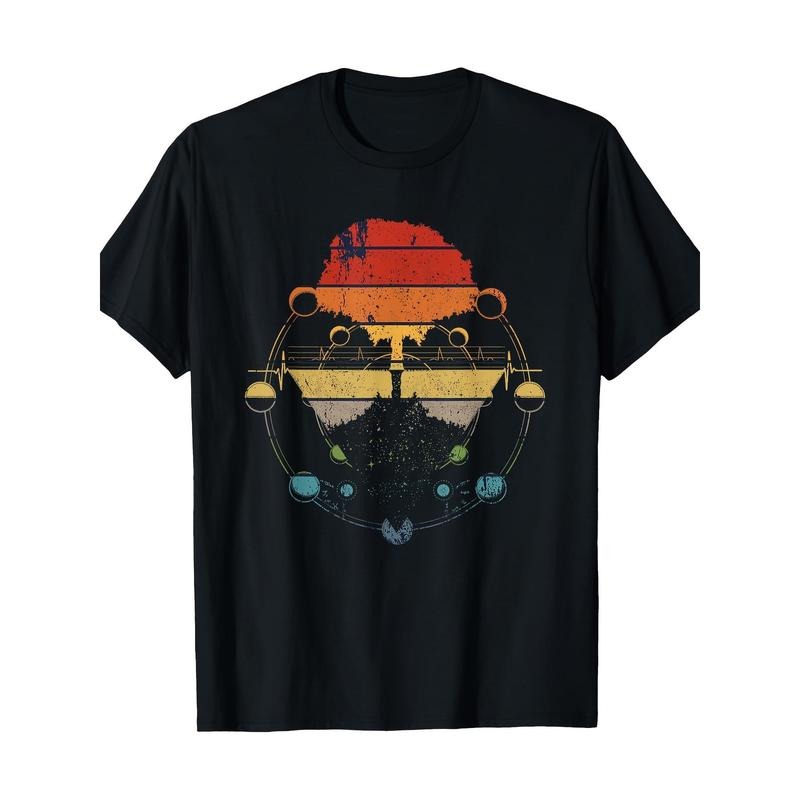 Vintage Moon Phase Tree of Life T-shirt  100% cotton T-shirt Made in USA Hoodie, Sweatshirt | UrbanDripWear.com