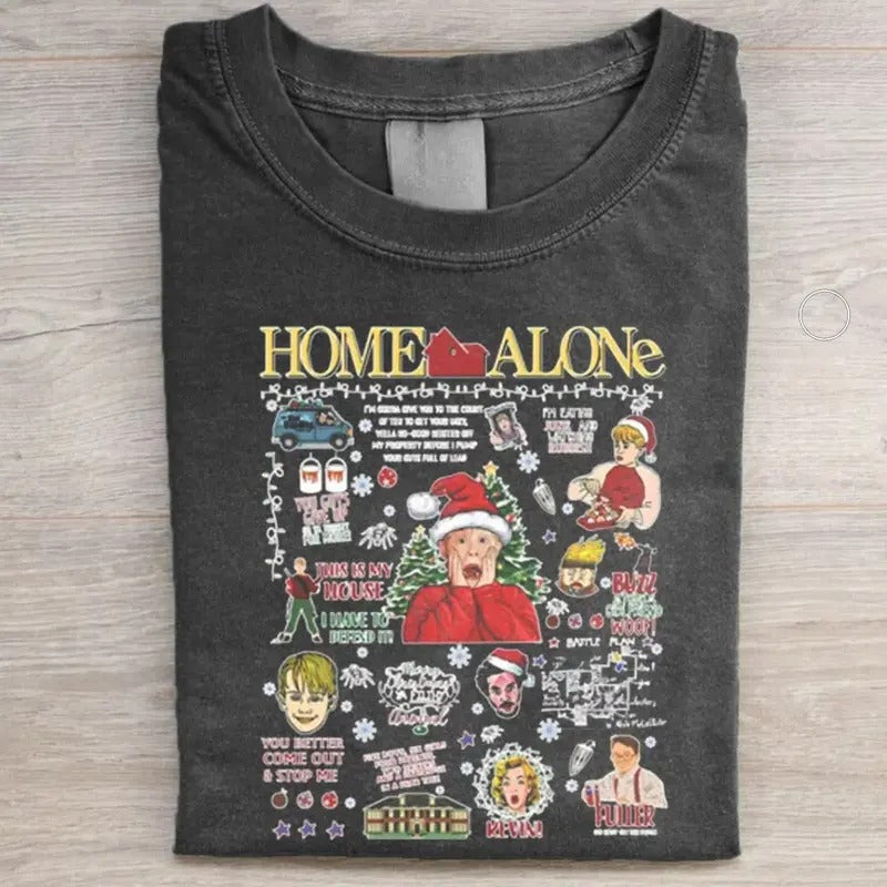 Vintage Movie Christmas T-shirt, Christmas Sweatshirt, 90' Graphic tee Womenswear Top Hoodie | UrbanDripWear.com