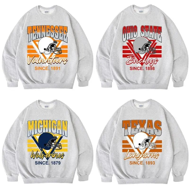 Vintage NCAA College All Teams Football Sweatshirt, Retro College Football Sweatshirt, Unisex Sweatshirt T-Shirts, Hoodie