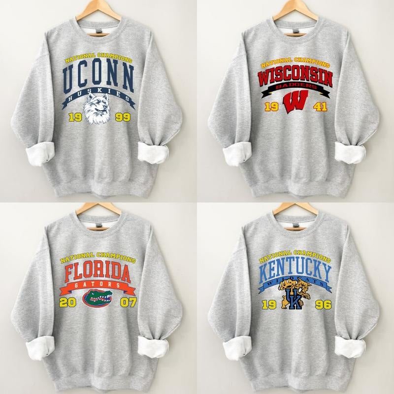 Vintage NCAA College Football Sweatshirt, Unisex Game Day Pullover, All Teams College Shirt, Classic Sports Fan Crewneck...