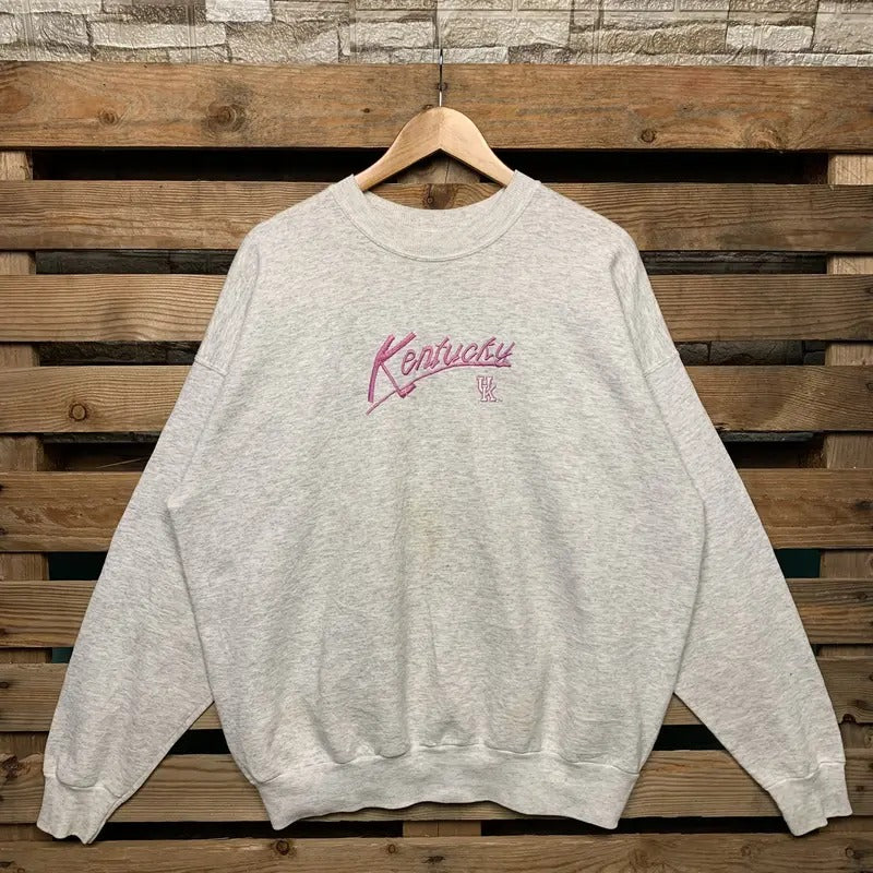 Vintage NCAA Kentucky University Sweatshirt Kentucky Pullover Sweater Kentucky Crewneck Jumper University Of Kentucky...