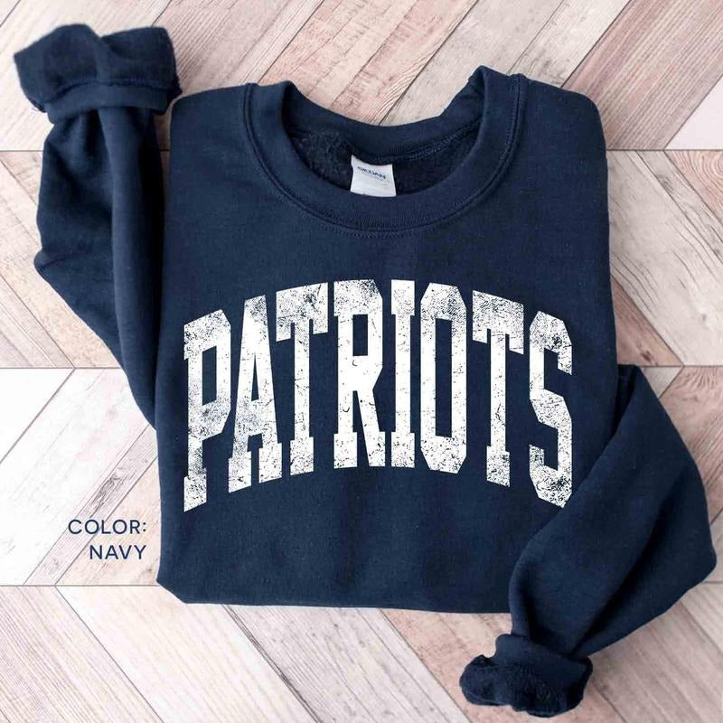 Vintage New England Football Sweatshirt, New England Game Day Sweater, New England Team Spirit, New England Football Team...