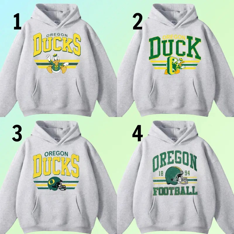 Vintage Oregon Hoodie, Sweatshirt, T-shirt, College Shirt, Gift For Fan Duck, NCAA Hoodie | UrbanDripWear.com