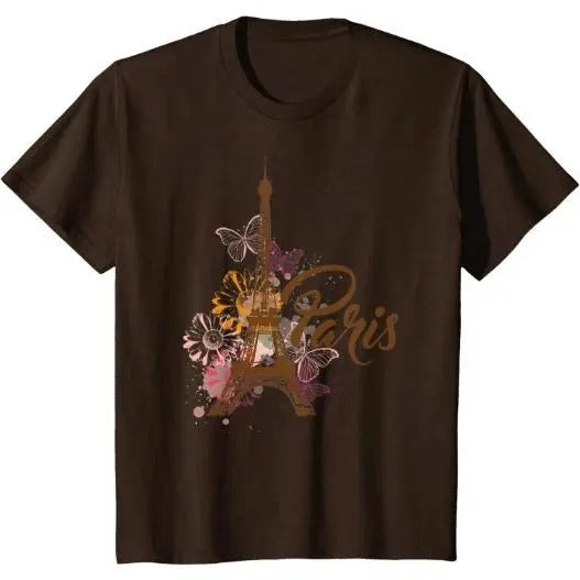 Vintage Paris Tshirt I Love Travel Wanderlust Eiffel Tower T-Shirt Made in USA Hoodie, Sweatshirt | UrbanDripWear.com