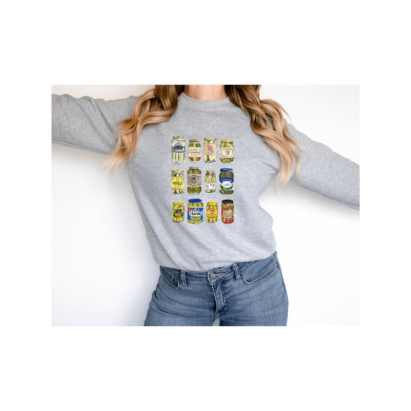Vintage Pickle Jar Sweatshirt T-Shirts, Hoodie | UrbanDripWear.com