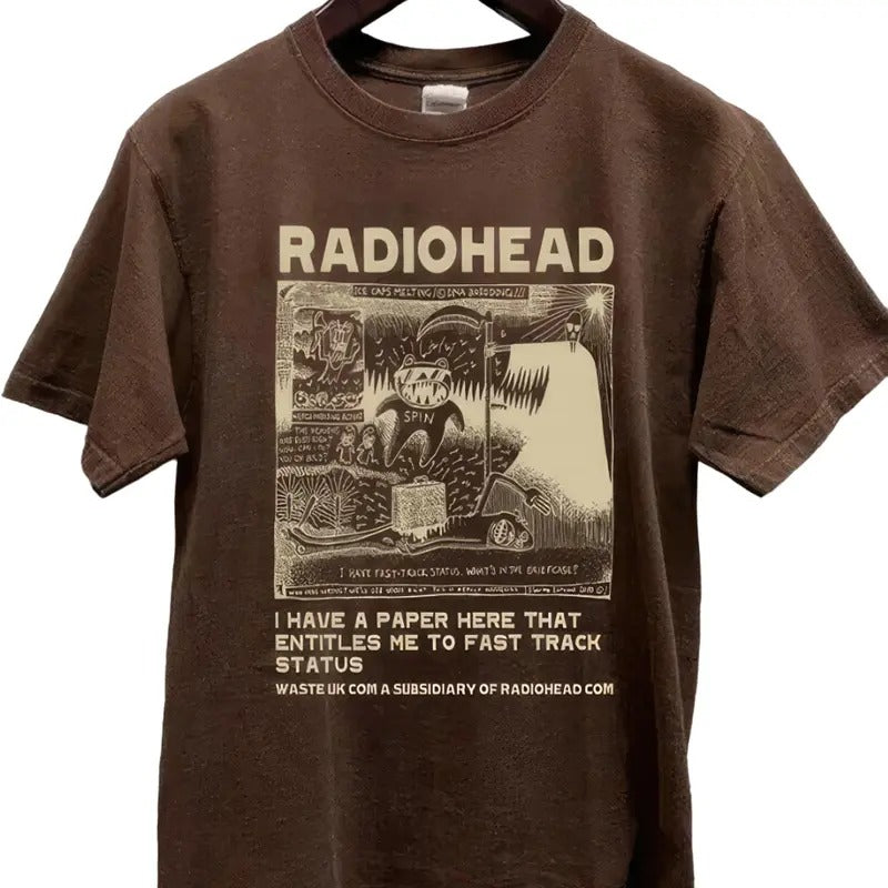 Vintage Radi Band T-Shirt - Stylish Men's Fashion Tee ! Hoodie, Sweatshirt | UrbanDripWear.com