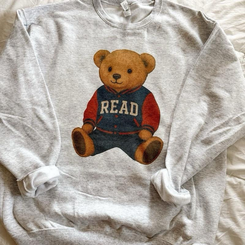 Vintage Read Bear Sweatshirt T-Shirts, Hoodie | UrbanDripWear.com