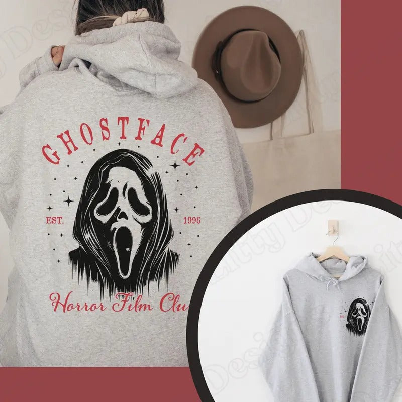 Vintage Scream Horror Movie Hoodie - Retro Scary Movie Crewneck
