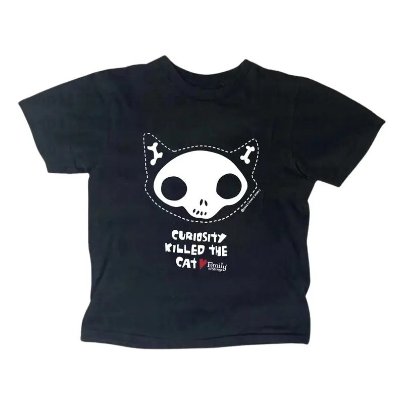 Vintage Streetwear Sweet Baby Tee, Emily Strange Short Sleeve, Y2k Top Women Streetwear, Gothic Emo Girl Top, Scene...