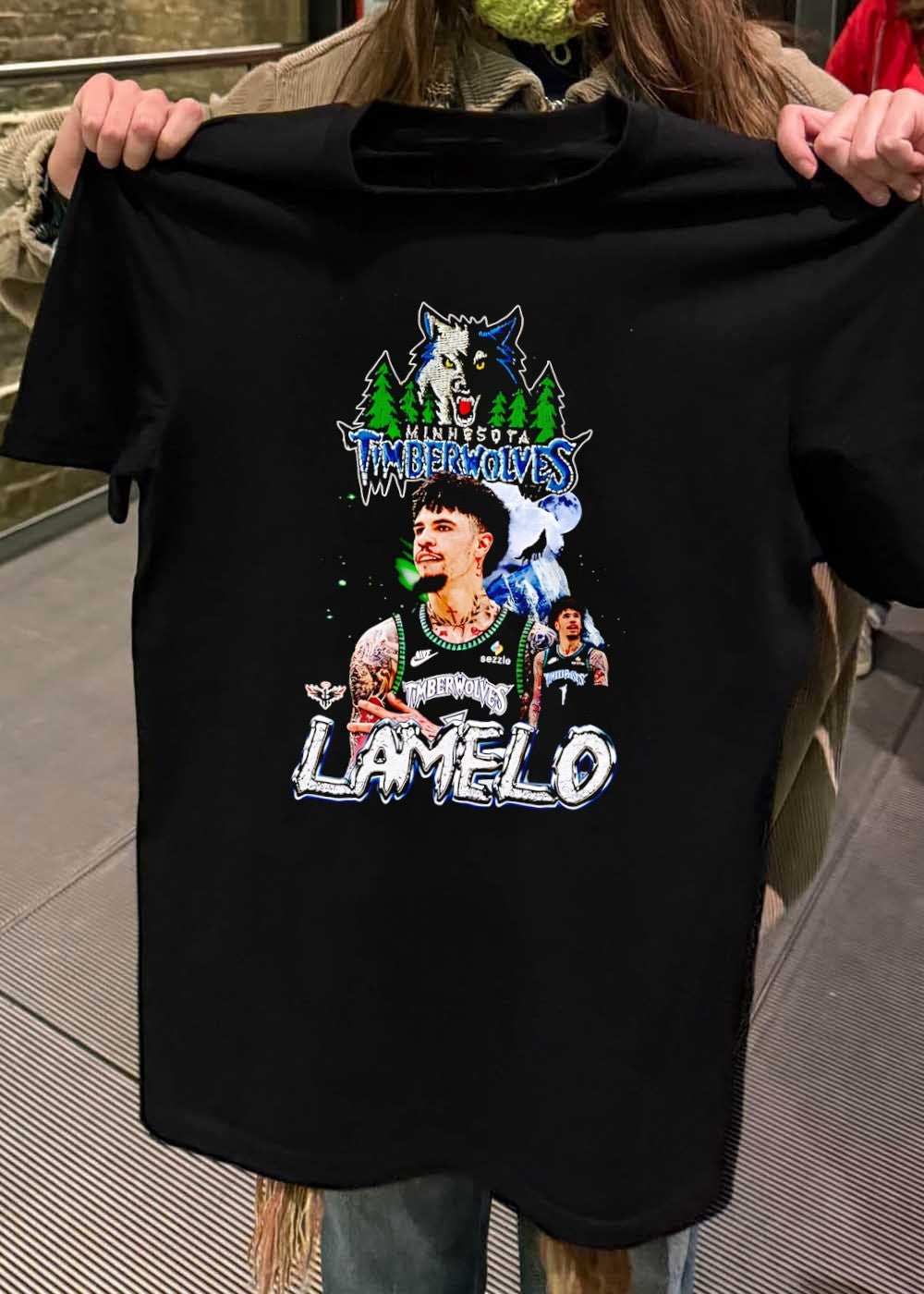 Vintage Style LaMelo Ball Minnesota Timberwolves Graphic T-Shirt