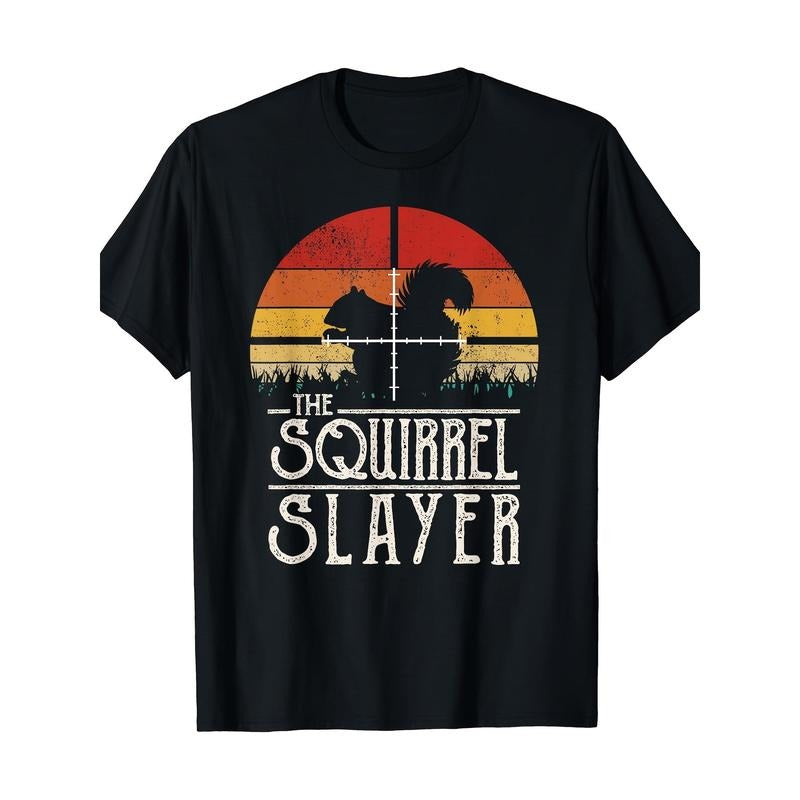 Vintage Sunset Vintage Style Squirrel Hunt Squirrel Killer T-shirt Made in USA Hoodie, Sweatshirt | UrbanDripWear.com