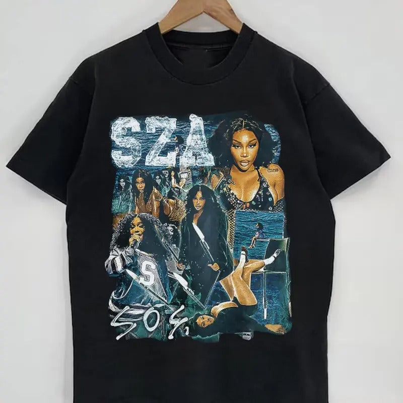 Vintage Sza SOS T-Shirt, Good Days SZA Sweatshirt, Sza Album Vintage Tee Shirt, Album Ctrl Vintage Shirt, Vintage Hip Hop...
