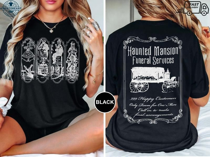 Vintage The Haunted Mansion Stretching Room Sketch Shirt Hoodie, Sweatshirt | UrbanDripWear.com