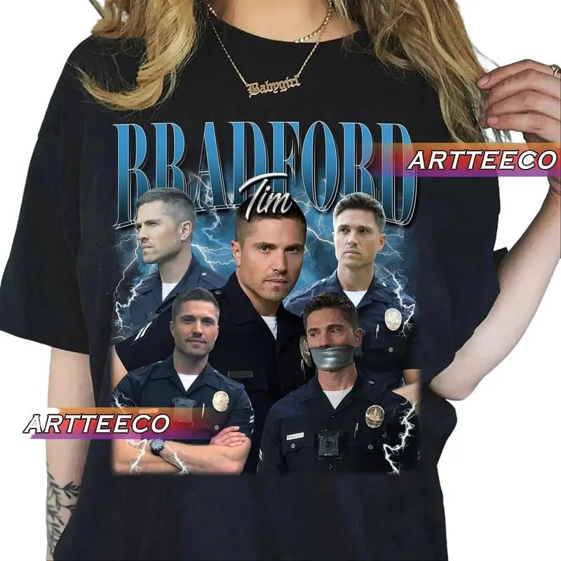 Vintage Tim Bradford T-Shirt Bootleg  Sweatshirt Gift For Women and Man Unisex T-Shirt Hoodie | UrbanDripWear.com