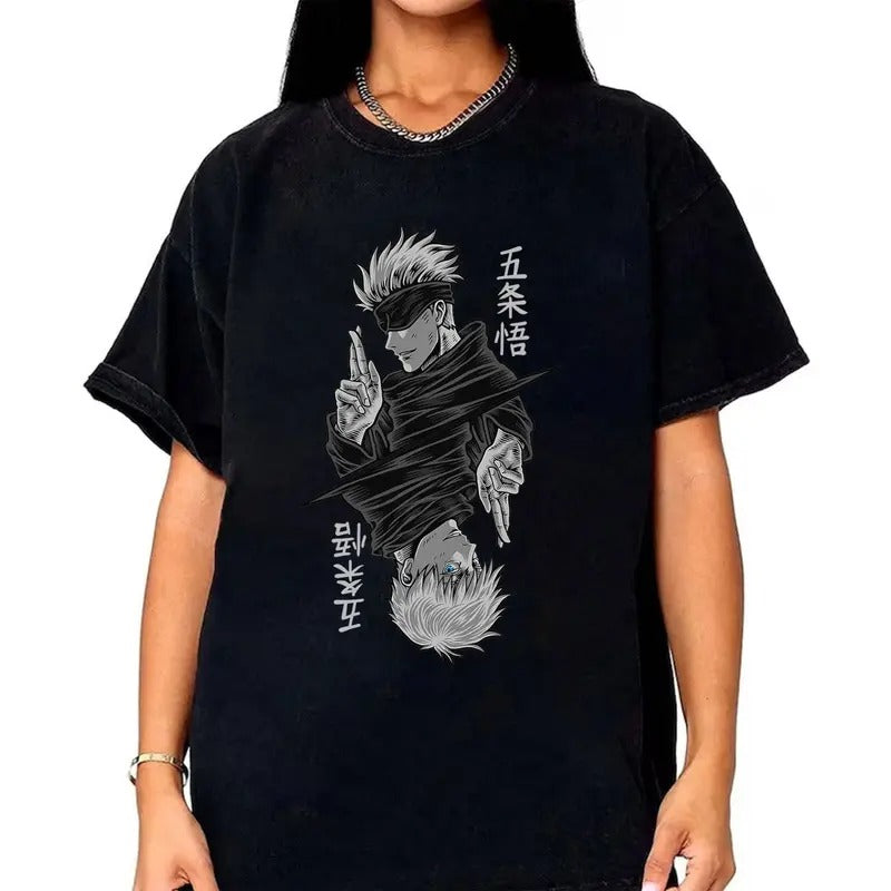 Vintage Toji Fushiguro, Gojo Satoru, Zenin Shirt, Jujutsuuuu Kaillisen Vintage Shirt, Anjme Shirt, Jujutsu Kaisen Shirt,...