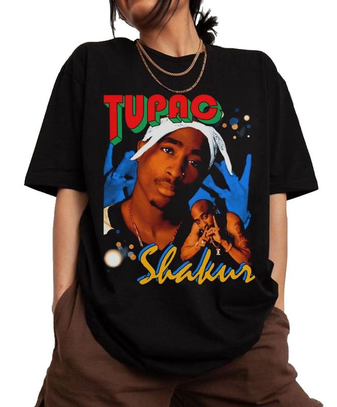 Vintage Tupac Shakur Bootleg Rap Shirt, Tupac Graphic Tees, Tupac Shirt, 2Pac Shirts, Vintage 90s Bootleg Tupac Shirt,...