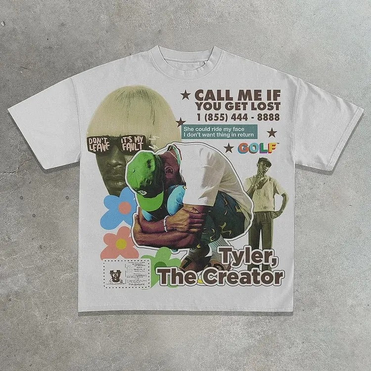 Vintage Tyler The Creator Streetwear Crewneck Tshirt Menswear Top Underwear T-Shirt Tropical Bestie Hoodie, Sweatshirt