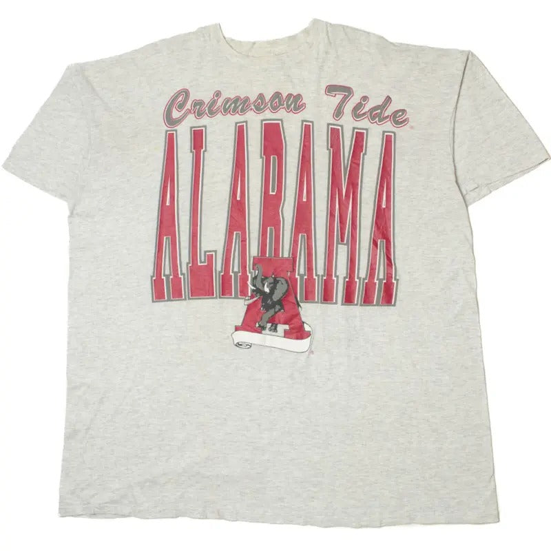 Vintage University of Alabama Tee, Classic Sweatshirt for women, for men Cotton Menswear college merch Top Embroidered...