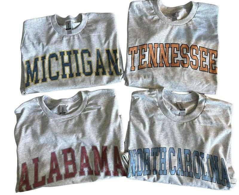 Vintage Varsity College T Shirt Hoodie, Sweatshirt | UrbanDripWear.com