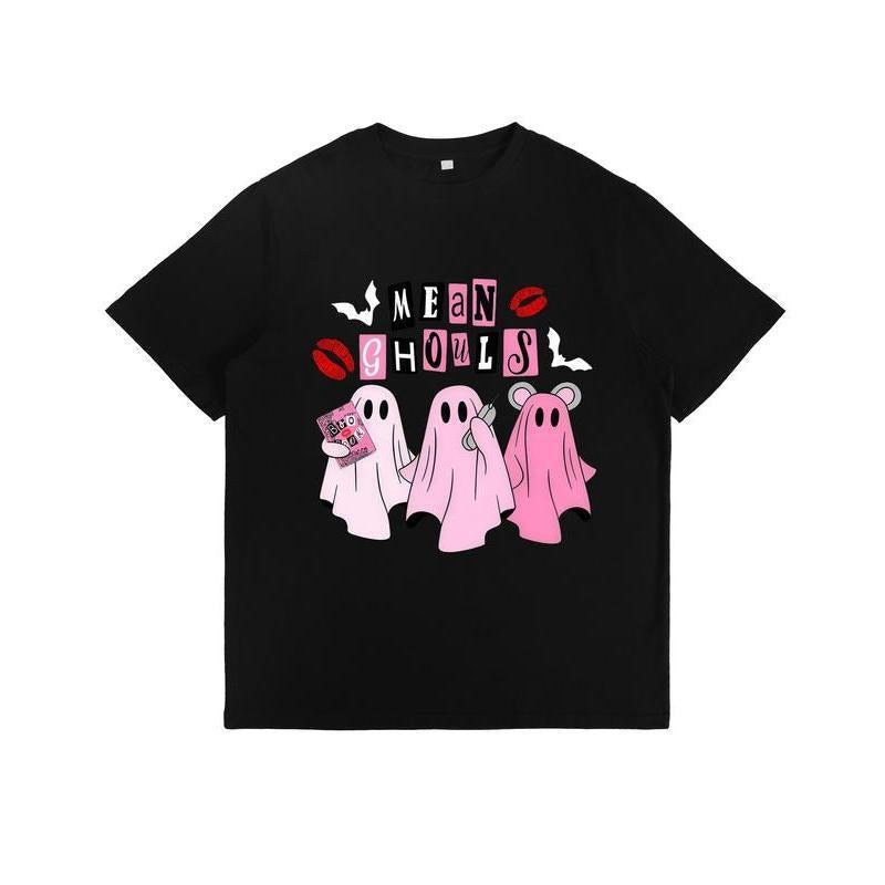 [Vintage Wash] Unisex "Mean Ghouls" Halloween T-Shirt